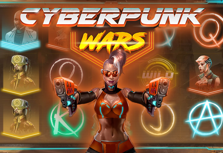 Cyberpunk Wars - Woohoo slot at Spinanga Casino Casino