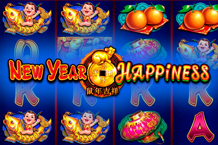 New Year Happiness - Ruby Play slot at Spinanga Casino Casino